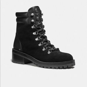 Coach Black Lorren Bootie 8.5